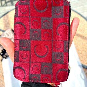 Allegro Pacific Red and Black Wristlet